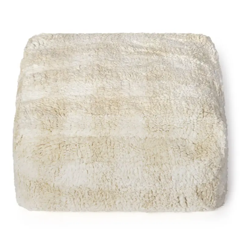 Pouf Vichy Ivoire