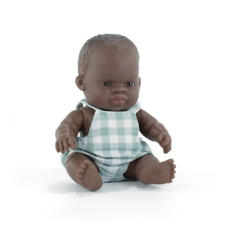 Poupée bébé africain 21cm - Miniland