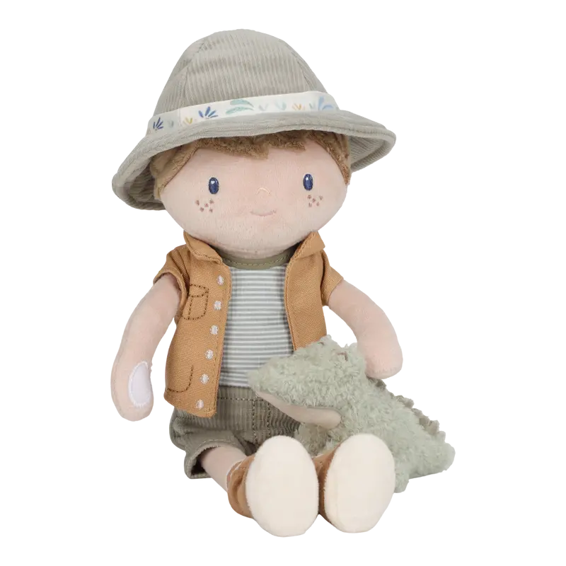 Poupée Jim Safari Ranger – doudou explorateur dès 12 mois