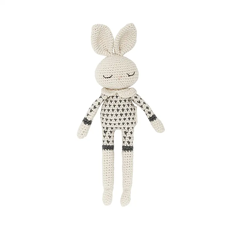 Poupée lapin bleu crochet
