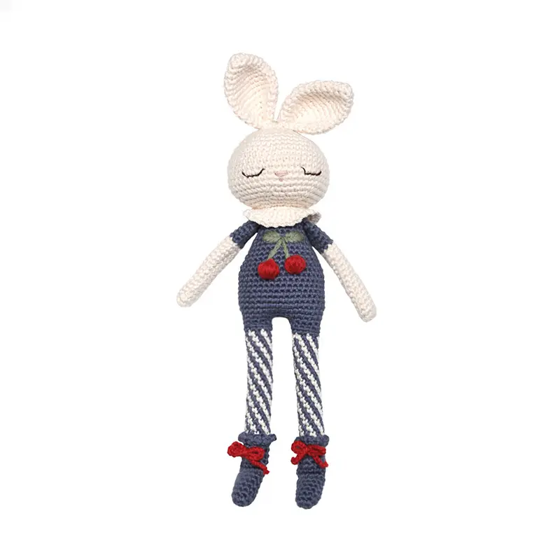 Poupée lapin cerise crochet