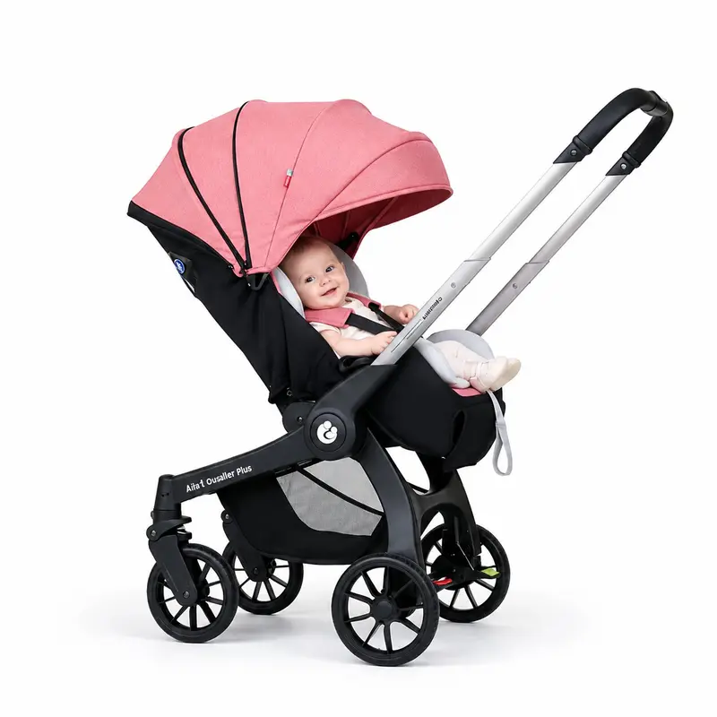 Poussette 4 en 1 Légère, compacte et Pliable