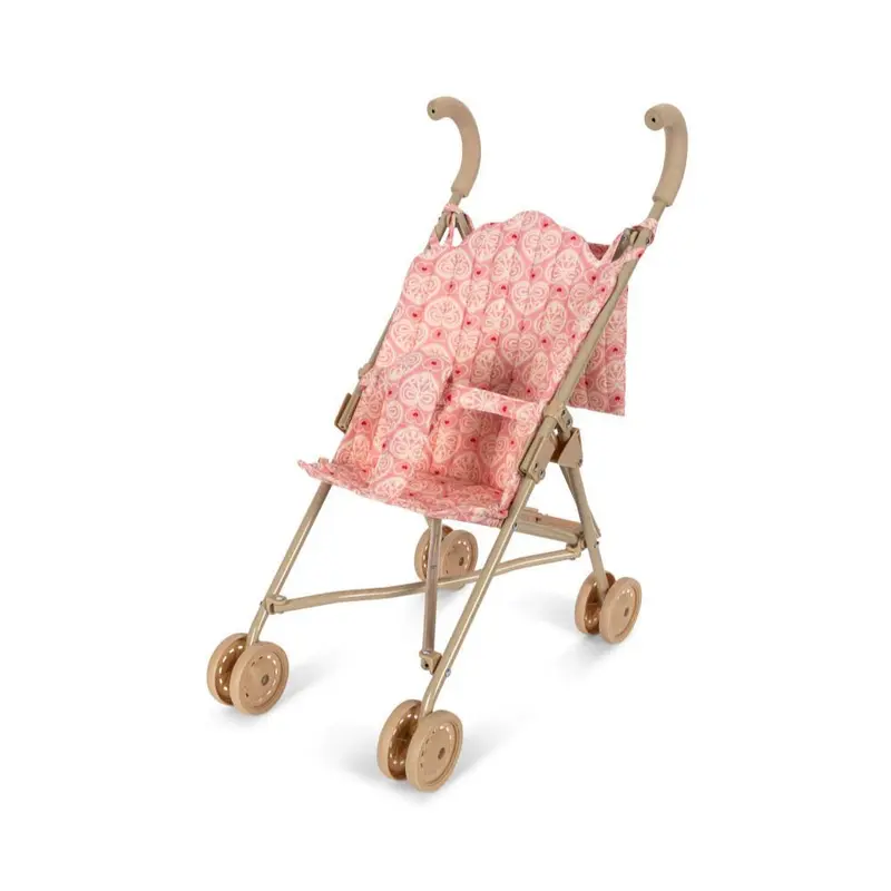 Poussette Canne Pour Poupée - Rose Dentelle
