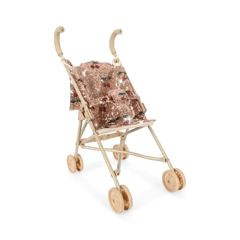 Poussette de poupée Sparkly Cherry Sequin - Konges Sløjd