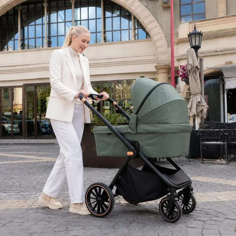 Poussette de Voyage 4-en-1 Pliable – Siège Auto Compatible Isofix