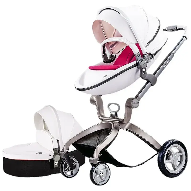 Poussette Hotmom haute vue bidirectionnelle pliable légère 0-4 ans