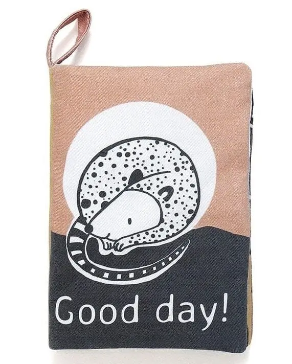 Premier livre souple bébé sleepy wakey - PETIT MONKEY