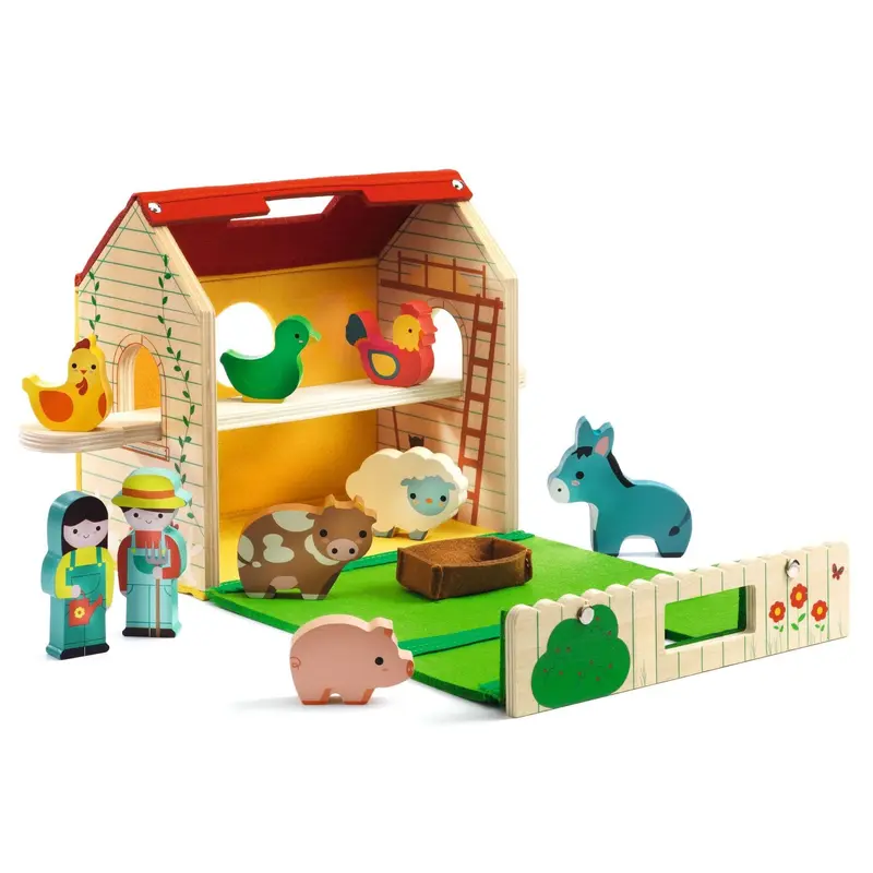 premiere ferme en bois softi-farm - Djeco