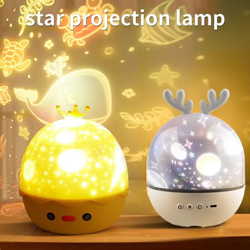 Projecteur galaxie rotatif Mybooni — Veilleuse Bluetooth musique chambre bébé
