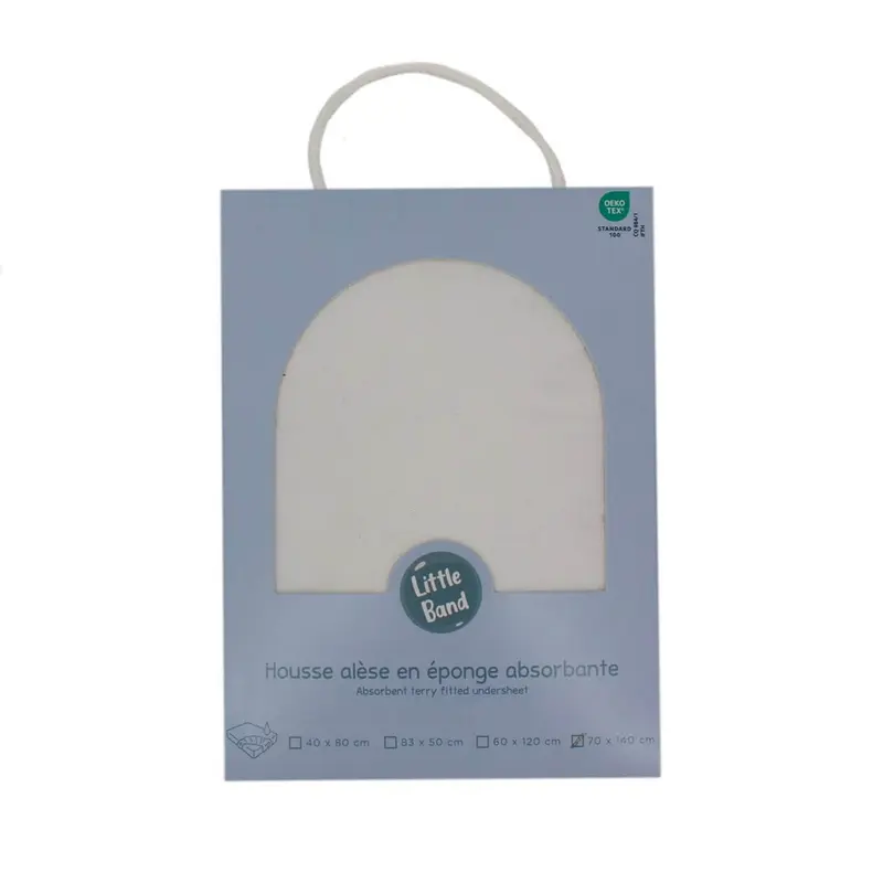 Protection matelas bébé 40x80 cm en éponge imperméabilisée