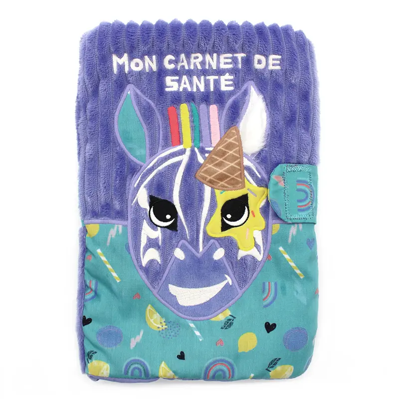 Protège carnet de santé Kiprokos le zèbre