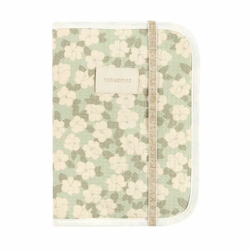 Protège carnet de santé nid d'abeille Poema - Green Sakura
