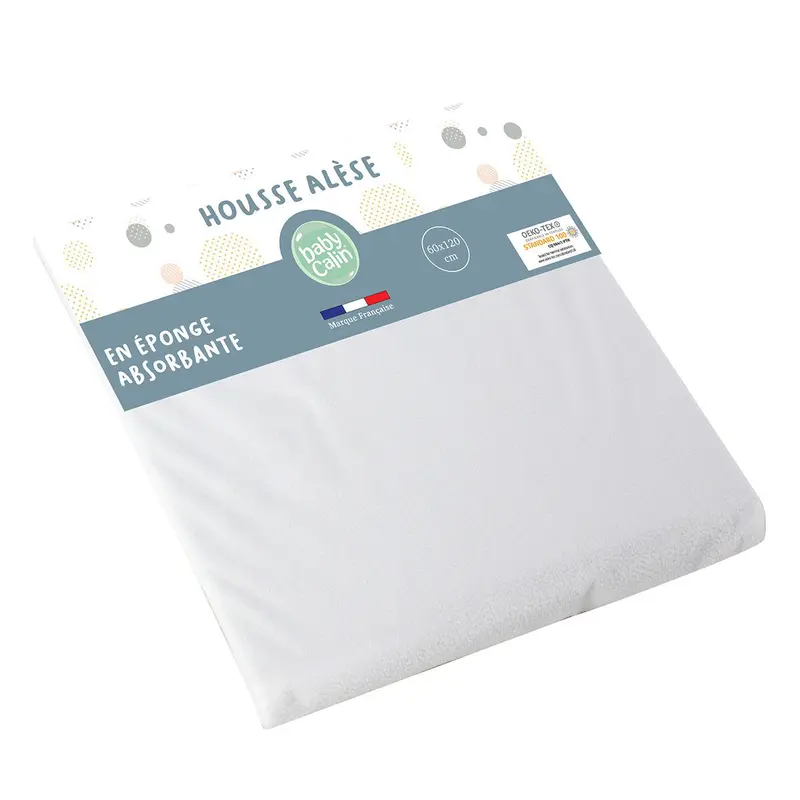 Protège matelas bébé 60x120 cm Éponge - Alèse pour bébé absorbante