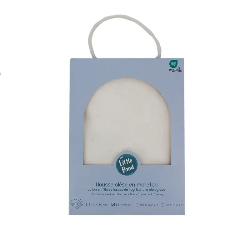 Protège matelas cododo 83x50 cm en coton Bio imperméabilisé