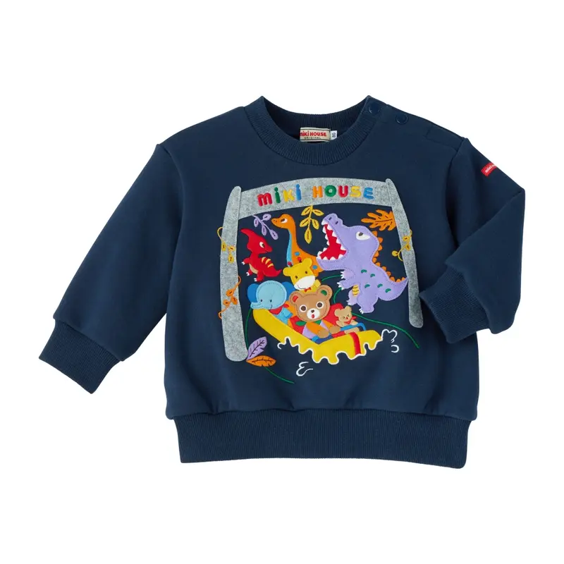 PULL BLEU MARINE PUCCI DINOSAURES