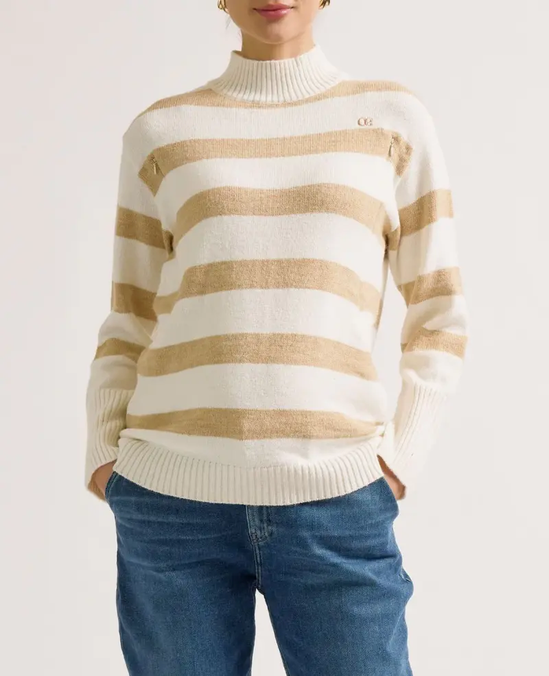 Pull d’allaitement à rayure Cabourg