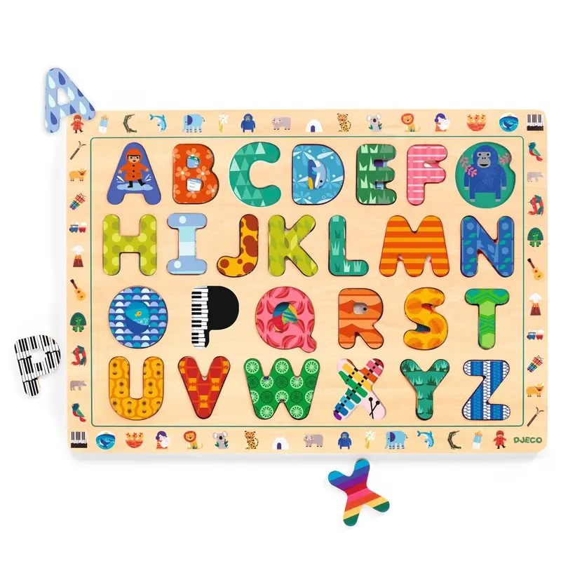 Puzzle ABC international - Djeco