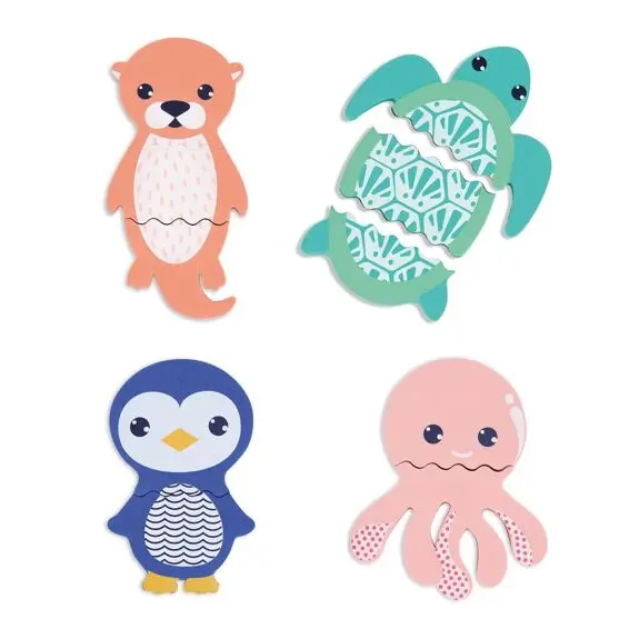Puzzle de bain animaux mousse