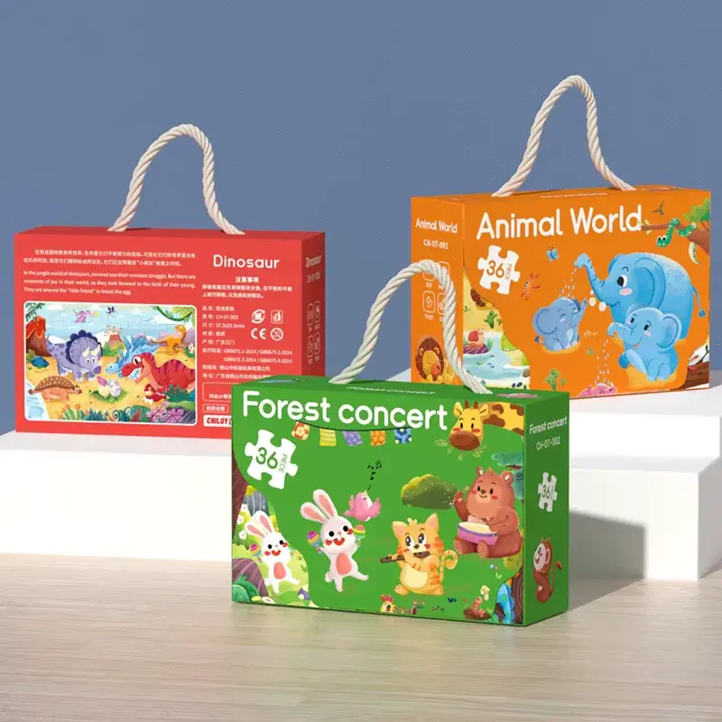 Puzzle Dinosaure 36 Pièces Enfant