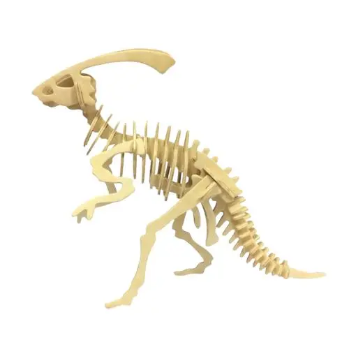 Puzzle Dinosaure <br> 3d Bois Parasaurolophus