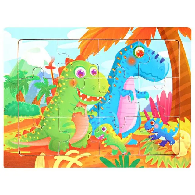 Puzzle Dinosaure <br> T-Rex - 12 pièces