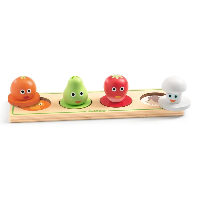 Puzzle en bois vegi'n'co - DJECO
