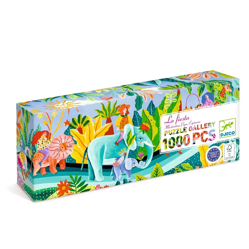 puzzle gallery la fiesta 1000pcs - DJECO