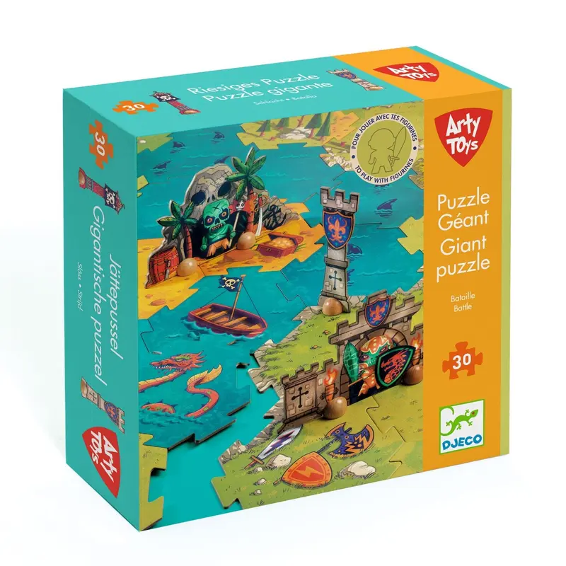 Puzzle Géant Bataille - Djeco
