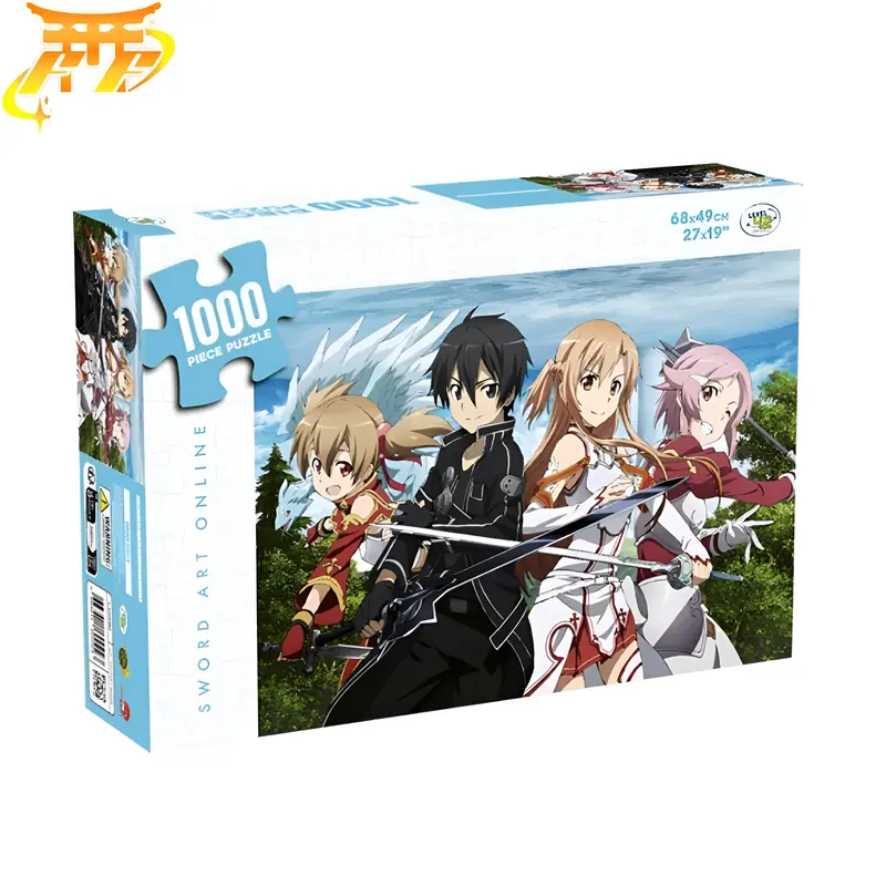 Puzzle Kirito, Asuna, Lisbeth Et Silica - Sword Art Online