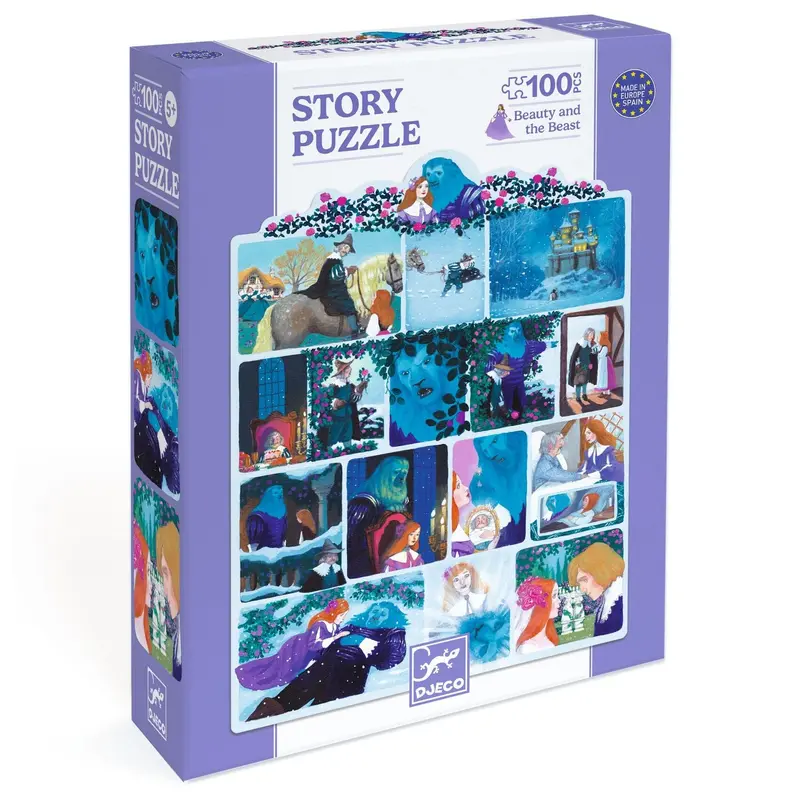 puzzle la belle et la bête - DJECO