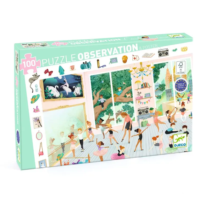Puzzle Observation ecole de danse - Djeco