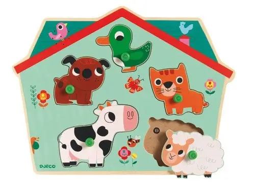 Puzzle sonore Ouaf woof - DJECO