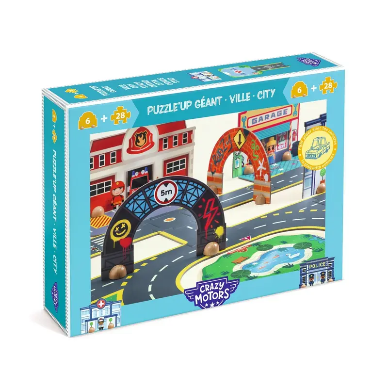 Puzzl'Up Géant Ville - DJECO