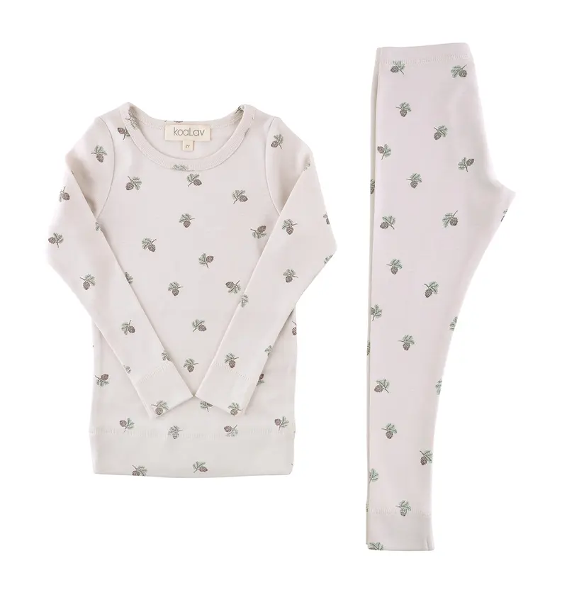 Pyjama 2 pièces pomme de pin