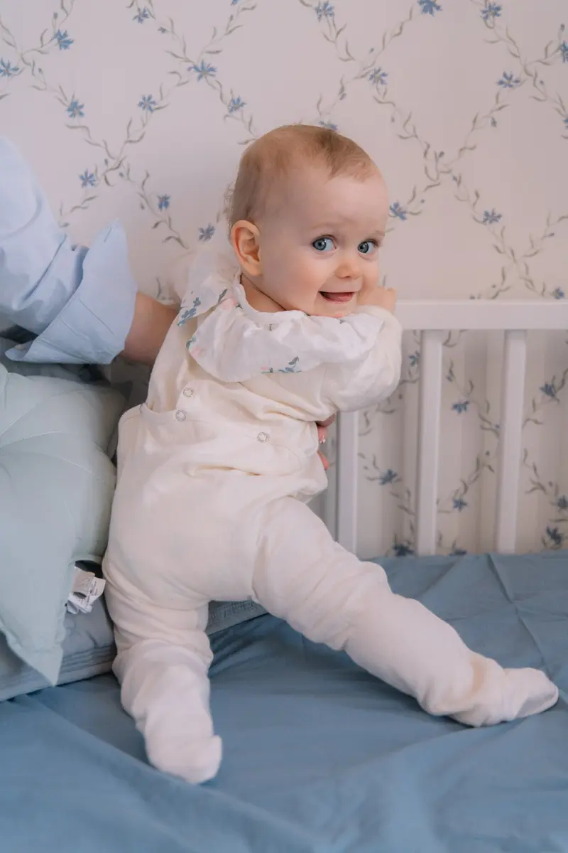 Pyjama bébé Caline - Crème