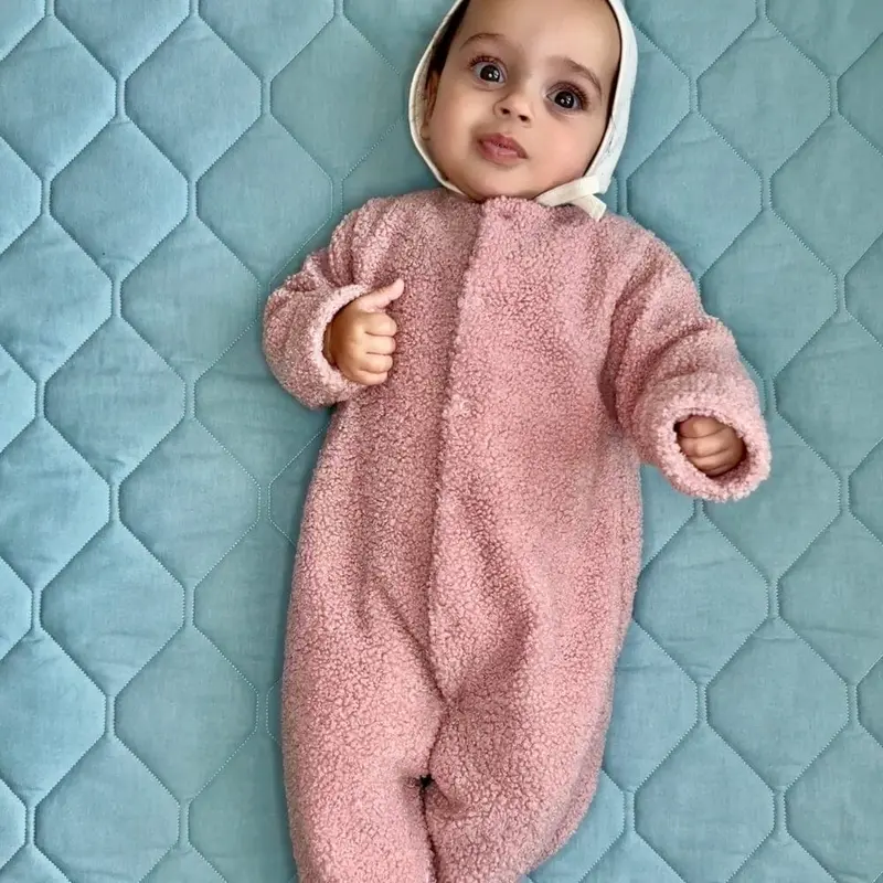 Pyjama bébé moumoute - Pink