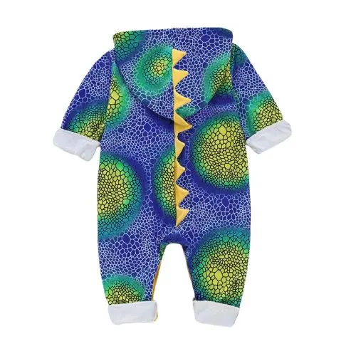 Pyjama Dinosaure <br> Bébé Bleu et Jaune