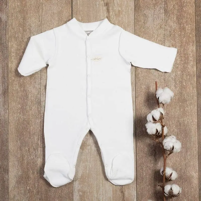 Pyjama polaire coton BIO crème