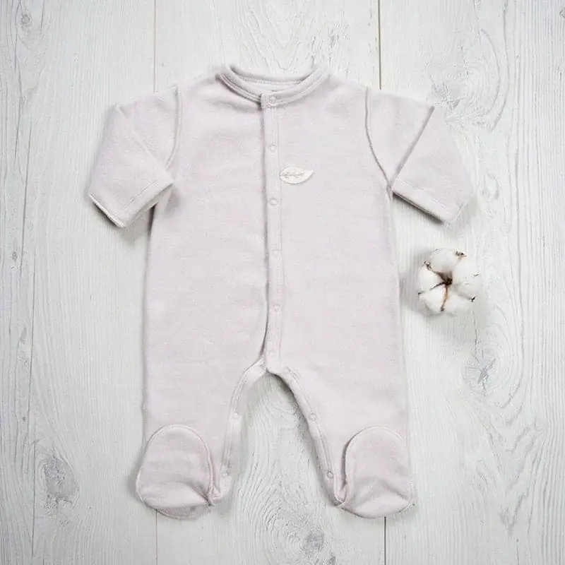 Pyjama polaire coton BIO taupe