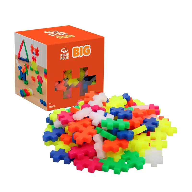 Recharge mix couleurs BIG NEON - Plus-Plus
