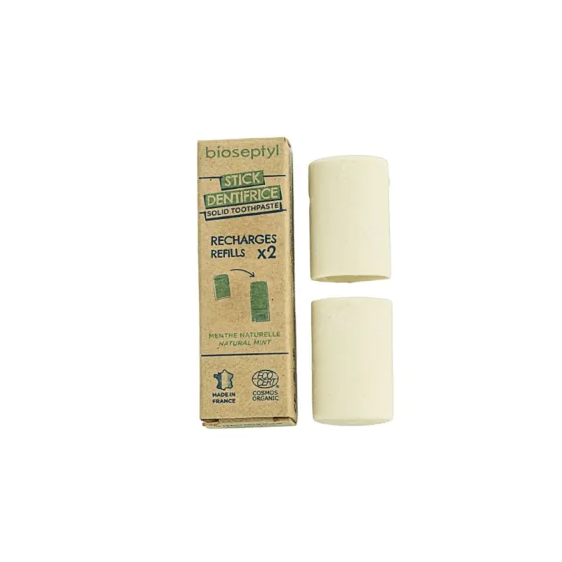 Recharges stick dentifrice menthe