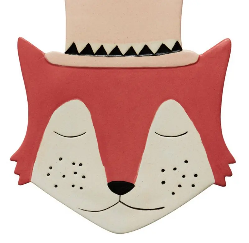 renard en céramique - oyoy