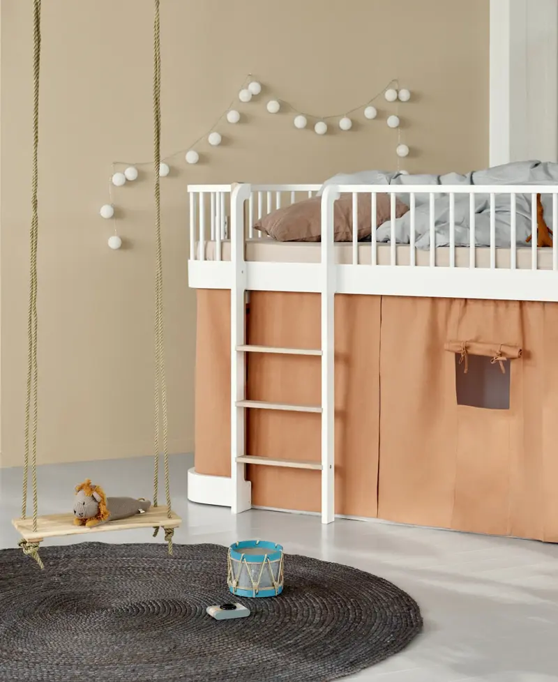 Rideau Oliver Furniture, Original 138 Cm, Caramel