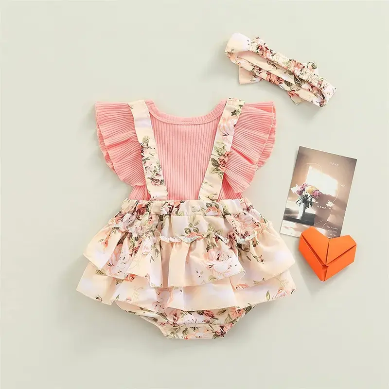 Robe Bébé Fille Coton Papillon Floral 0-18 Mois | Mybooni