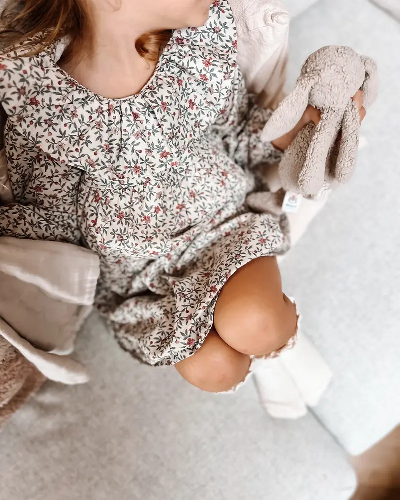 Robe bébé manches longues Thais jardin d'hiver