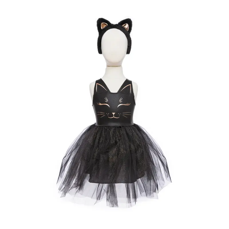 Robe chat noir avec serre-tête - Great Pretenders