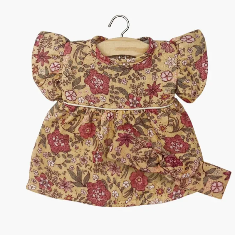 Robe Daisy et headband Bal d’automne pour poupée Gordis - Minikane