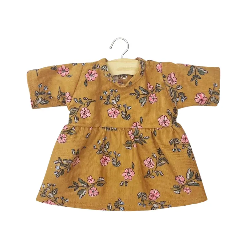 Robe Faustine en velours Lina pour poupée Gordis - Minikane