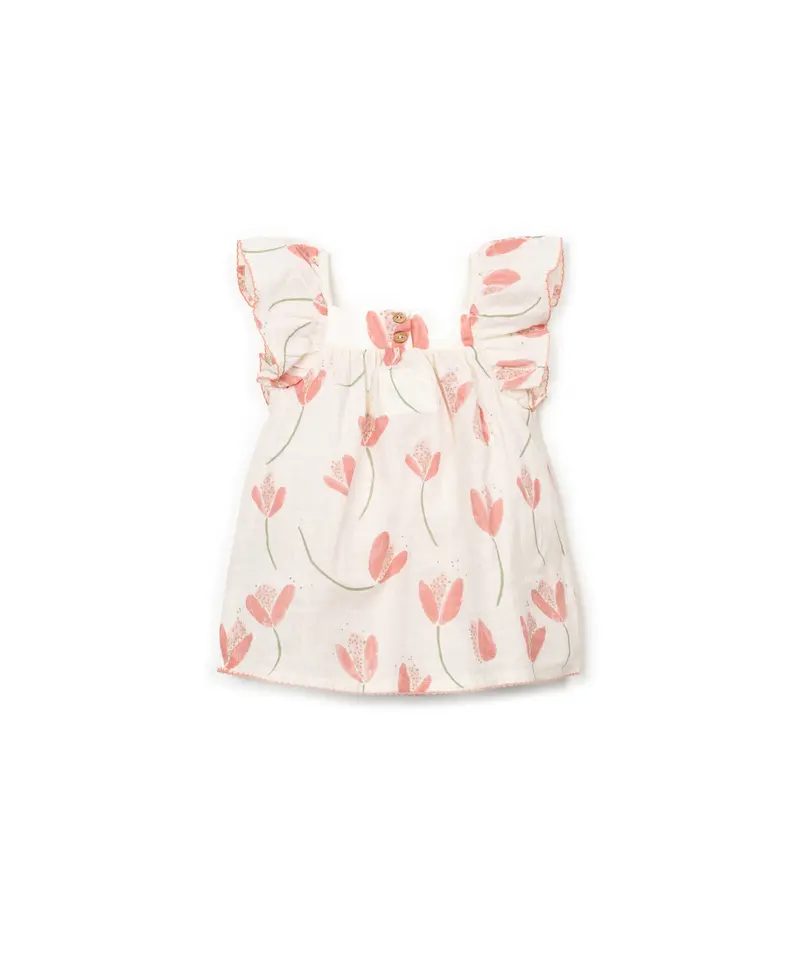 Robe imprimé tulipe