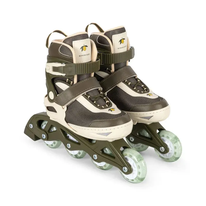 Rollers avec roues lumineuses à paillettes - Lemon - Konges Slojd
